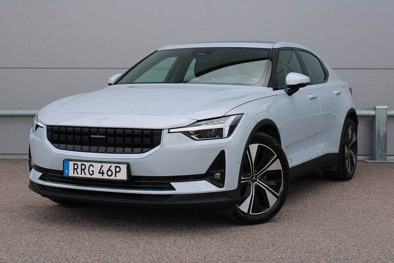 Silver Begagnad 2022 Polestar 2 Plus Sedan | 397 800 kr (Lite dyr) - Bild 1/4
