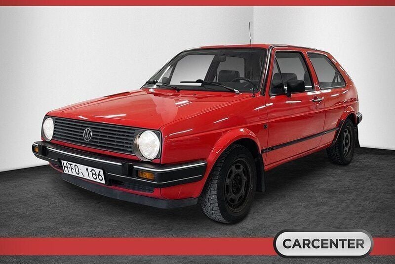 Röd Begagnad 1985 VW Golf II Halvkombi | 44 500 kr - Bild 1/4