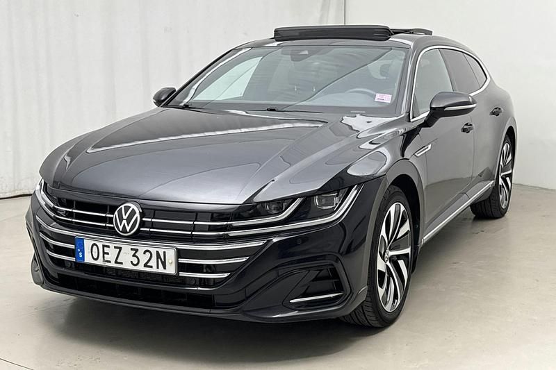 Svart Begagnad 2021 VW Arteon R-line | 259 000 kr - Bild 1/4