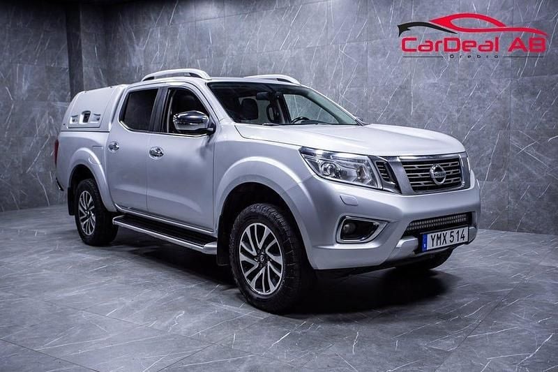 Silver Begagnad 2018 Nissan Navara 360º Pickup | 179 800 kr (Bra pris) - Bild 1/4