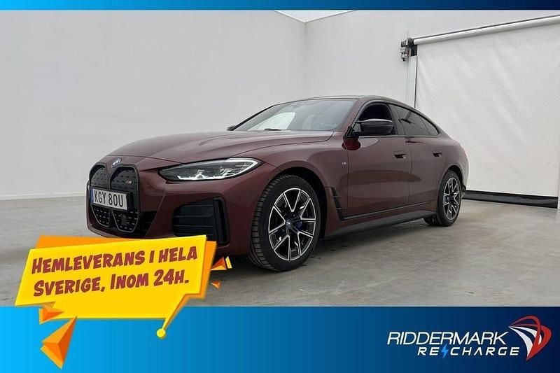 Begagnad BMW i4 M Sport 400 kW (544 HK) 2023 Röd Sedan