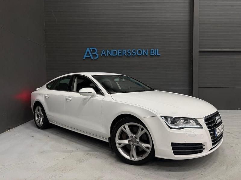 Begagnad Audi A7 Sportback 301 HK (221 kW) 2011 Vit Halvkombi