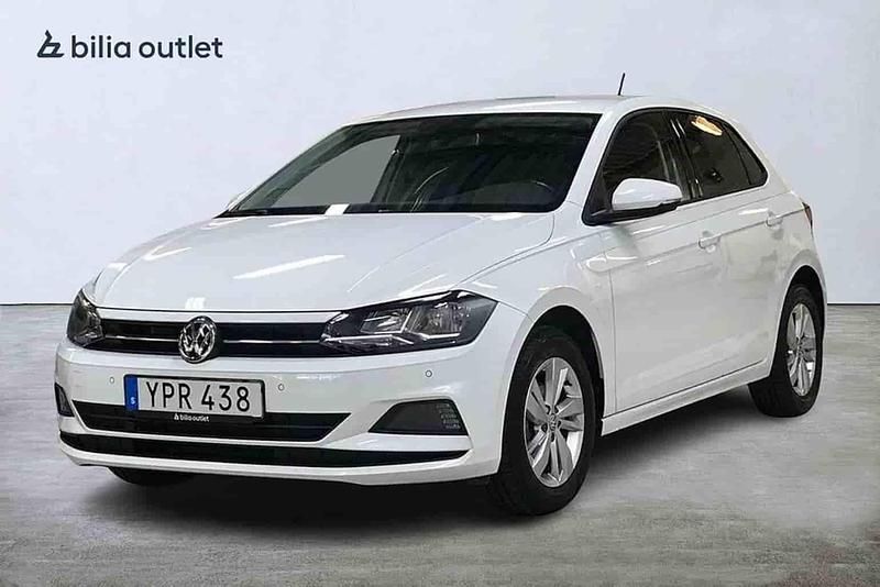 Vit Begagnad 2018 VW Polo Halvkombi | 179 900 kr - Bild 1/1