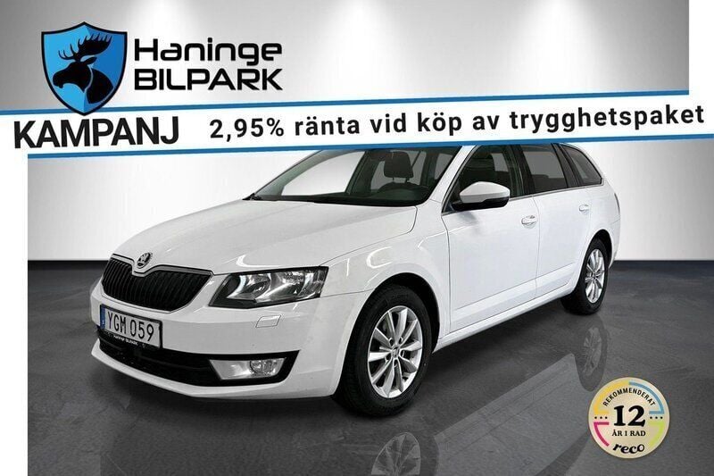 Vit Begagnad 2016 Skoda Octavia Kombi | 99 900 kr (Marknadspris) - Bild 1/1