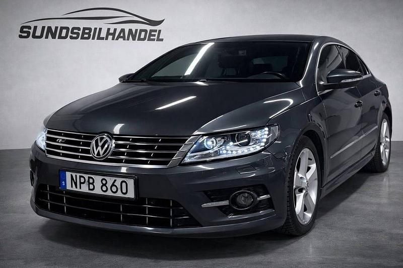 Mörkgrå Begagnad 2014 VW CC Sedan | 129 900 kr (Marknadspris) - Bild 1/4