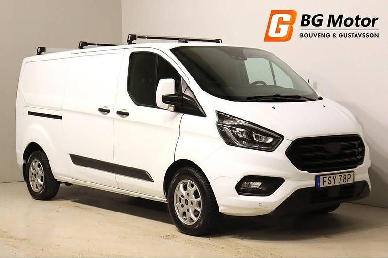 Vit Begagnad 2020 Ford Transit Custom | 134 900 kr (Superpris) - Bild 1/4