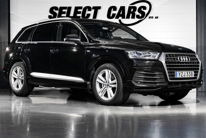Svart (svart metallic) Begagnad 2017 Audi Q7 S-Line SUV | 349 900 kr (Marknadspris) - Bild 1/4