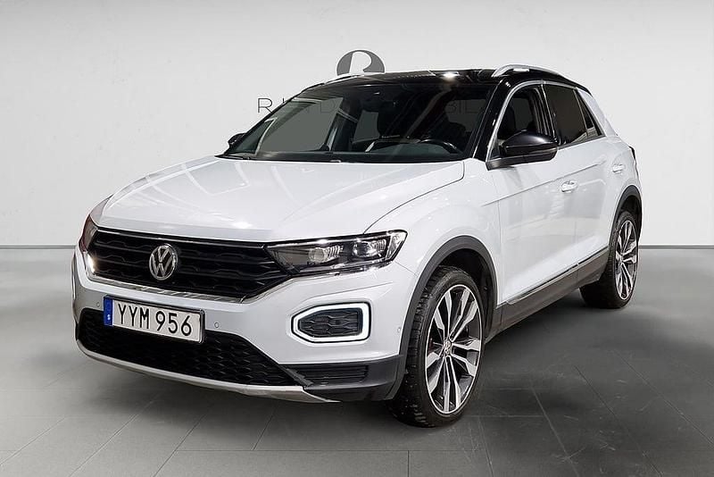 Vit Begagnad 2018 VW T-Roc GT SUV | 199 900 kr (Marknadspris) - Bild 1/3