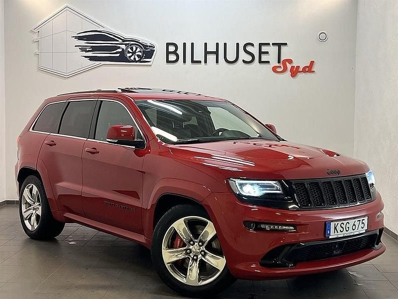 Begagnad Jeep Grand Cherokee SRT 468 HK (344 kW) 2014 Röd SUV