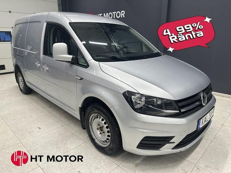 Silver Begagnad 2016 VW Caddy Maxi Minibuss | 134 900 kr (Marknadspris) - Bild 1/4