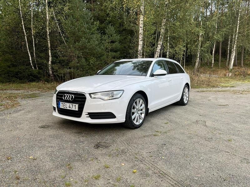 Vit Begagnad 2013 Audi A6 Proline Kombi | 108 900 kr (Marknadspris) - Bild 1/4
