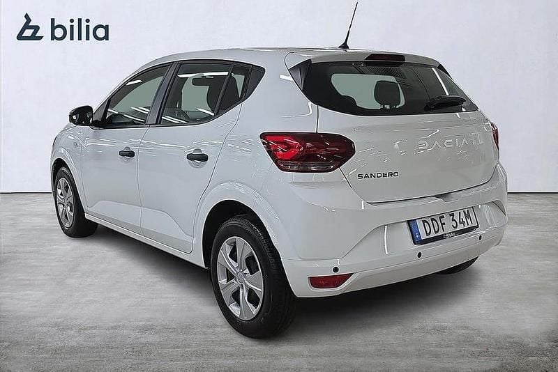 Begagnad Dacia Sandero Essentiel 91 HK (66 kW) 2022 Vit Halvkombi