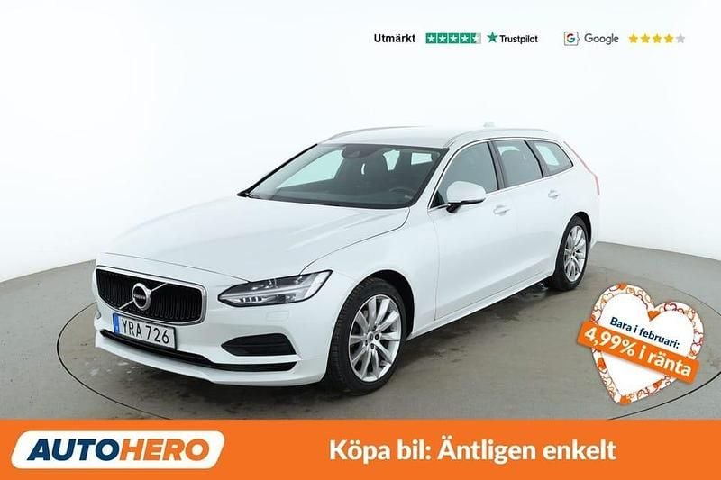Begagnad Volvo V90 Momentum 192 HK (141 kW) 2018 Vit Kombi