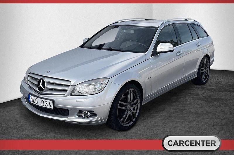 Silver Begagnad 2007 Mercedes C180 Avantgarde Kombi | 74 500 kr (Marknadspris) - Bild 1/4