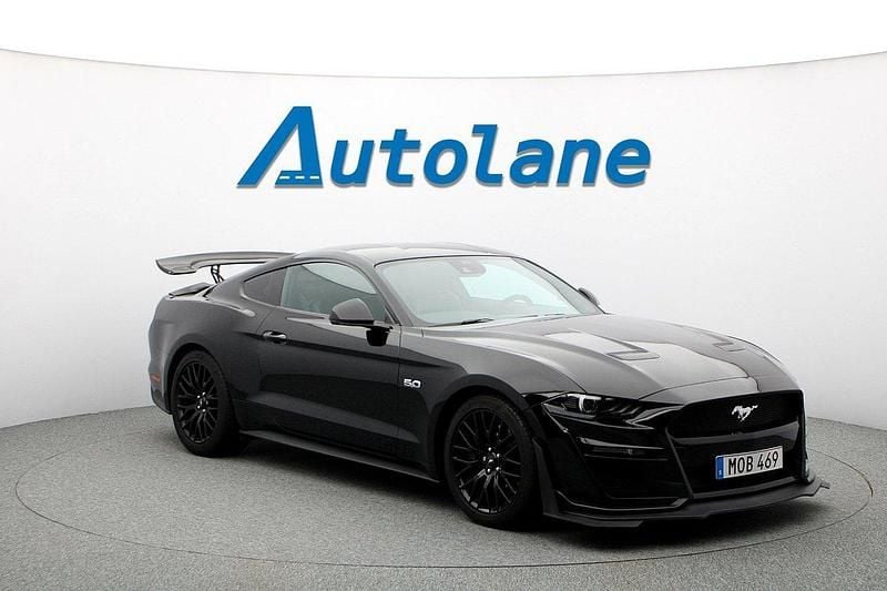 Svart Begagnad 2018 Ford Mustang GT Sportkupé | 399 900 kr (Bra pris) - Bild 1/3