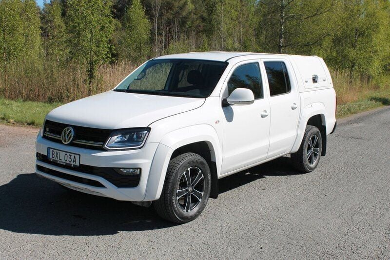 Vit Begagnad 2019 VW Amarok Pickup | 339 000 kr (Bra pris) - Bild 1/4
