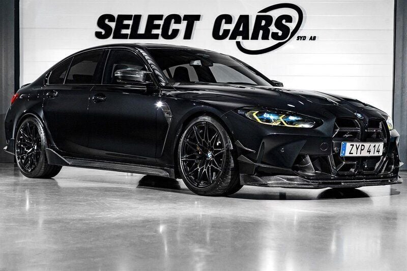 Svart Begagnad 2021 BMW M3 Competition Edition Sedan | 1 049 900 kr - Bild 1/4
