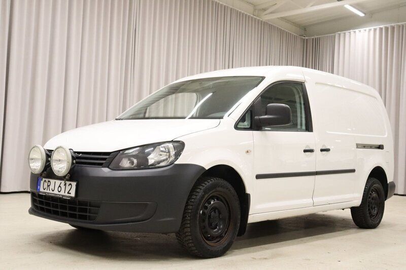 Vit Begagnad 2015 VW Caddy Maxi Minibuss | 99 900 kr (Marknadspris) - Bild 1/4