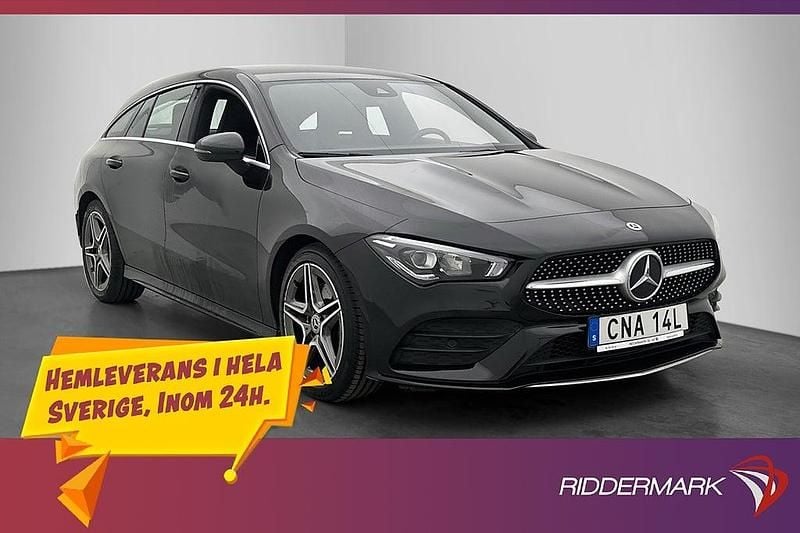 Svart Begagnad 2021 Mercedes CLA200 Shooting Brake Kombi | 274 900 kr (Marknadspris) - Bild 1/3