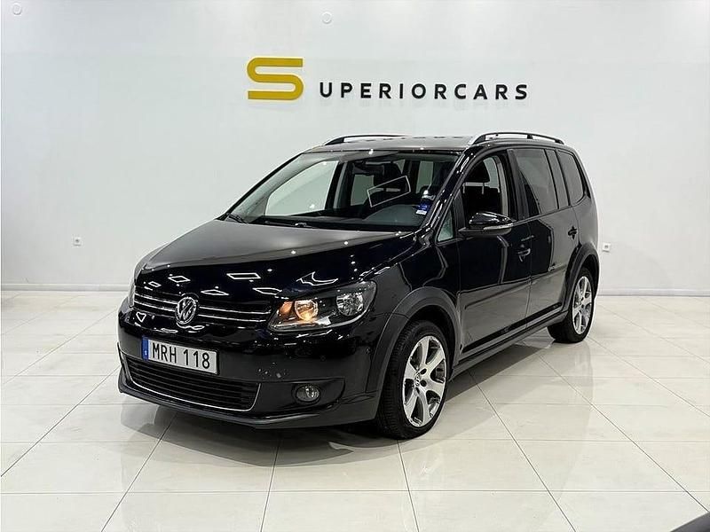 Svart Begagnad 2011 VW Touran Cross Minibuss | 89 900 kr (Marknadspris) - Bild 1/4