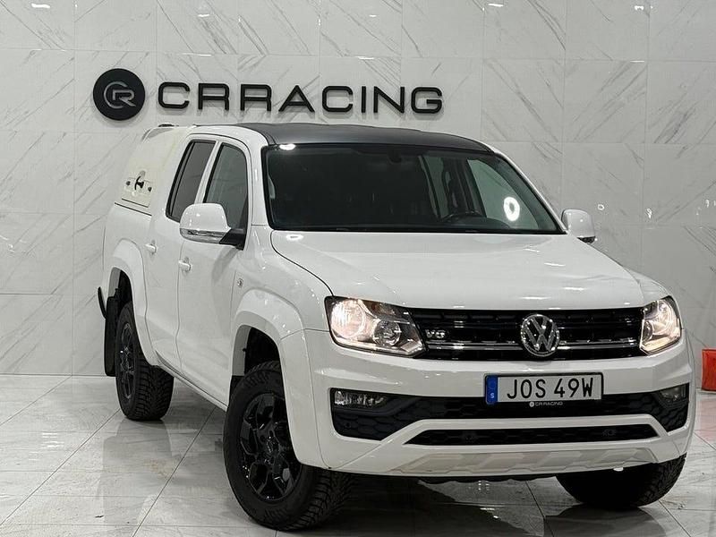 Vit Begagnad 2020 VW Amarok Pickup | 389 900 kr (Marknadspris) - Bild 1/4