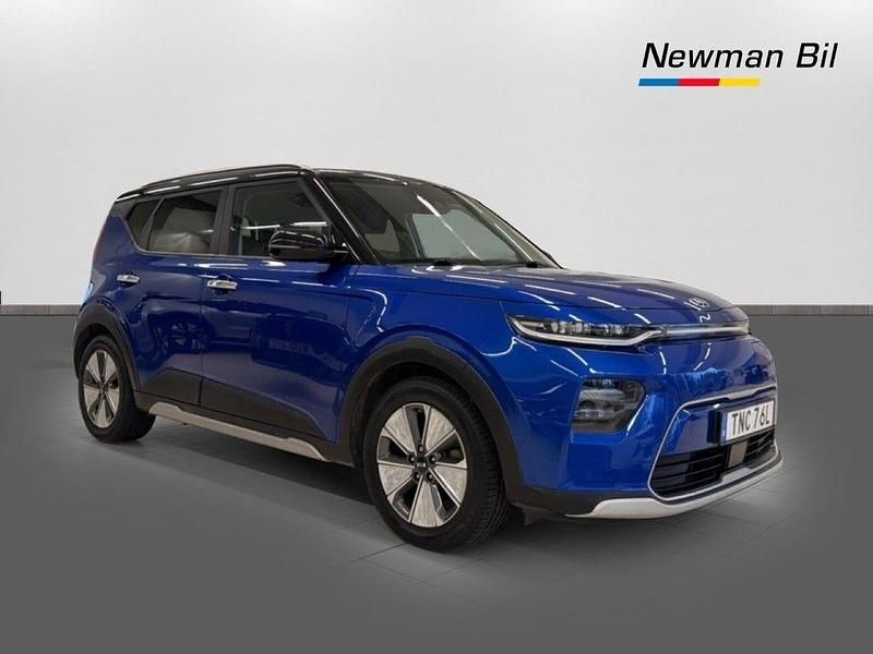 Begagnad Kia Soul EV Advance 150 kW (204 HK) 2021 Blå SUV