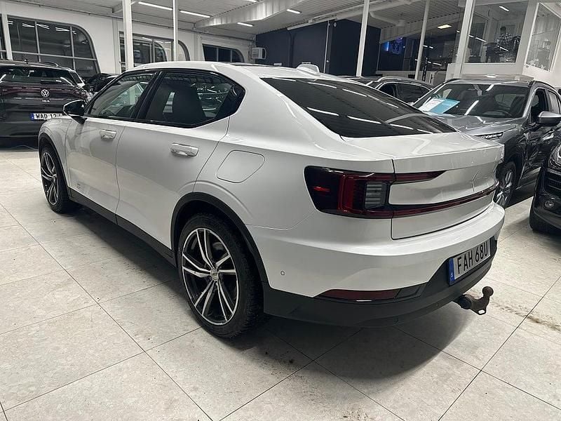 Begagnad Polestar 2 Long Range Dual motor 309 kW (421 HK) 2021 Vit Halvkombi