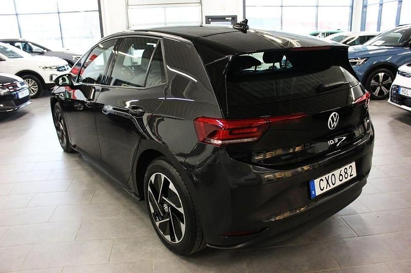 Begagnad VW ID.3 Pro Performance 150 kW (204 HK) 2021 Mörkgrå Halvkombi