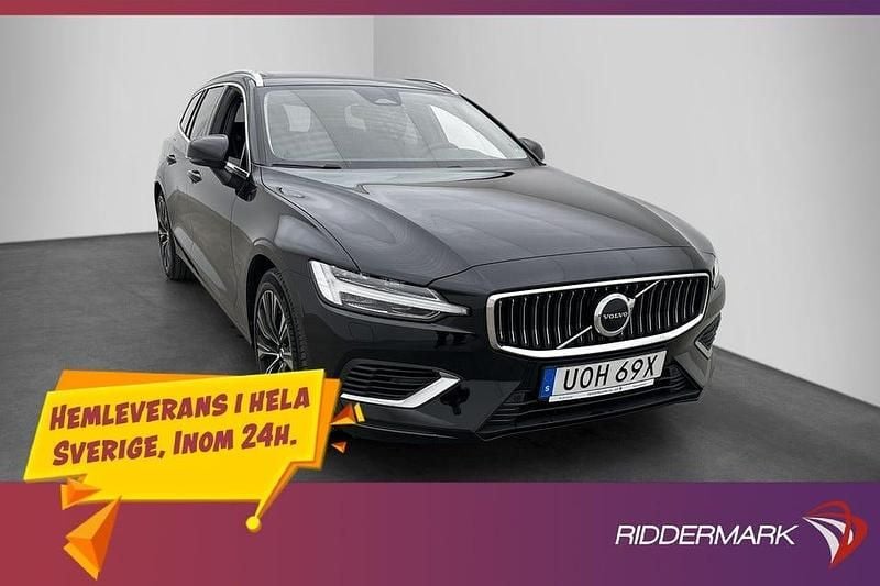 Svart Begagnad 2023 Volvo V60 Kombi | 379 900 kr (Marknadspris) - Bild 1/3