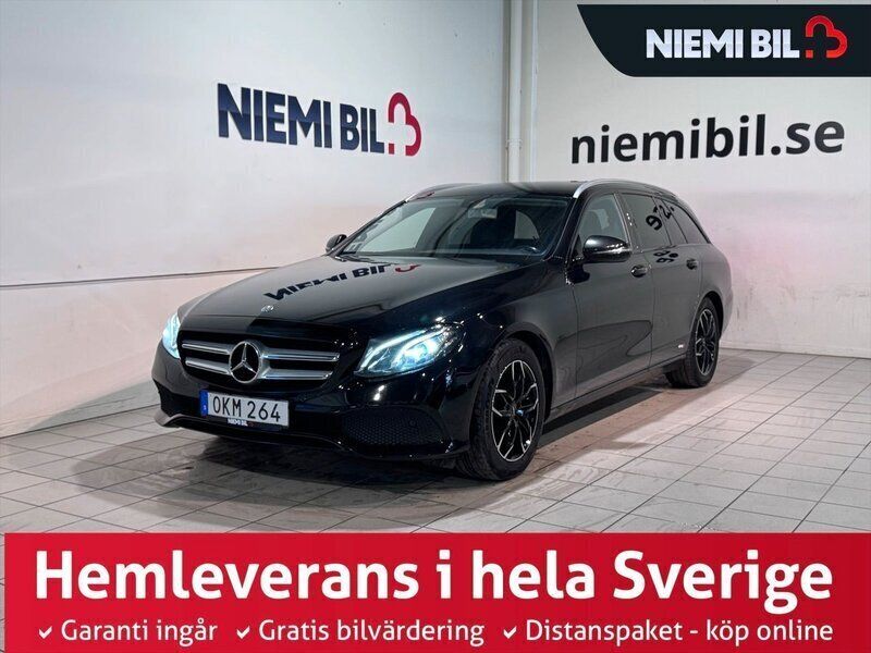 Svart Begagnad 2016 Mercedes E220 Avantgarde Kombi | 229 900 kr (Marknadspris) - Bild 1/3
