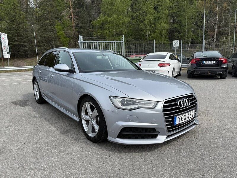 Silver Begagnad 2016 Audi A6 Sport Kombi | 179 900 kr (Marknadspris) - Bild 1/4