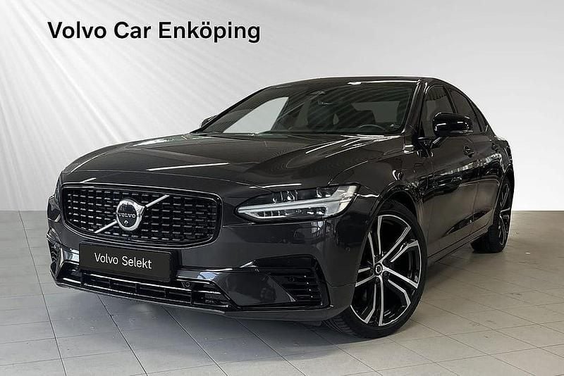 Grå Begagnad 2021 Volvo S90 R-Design Sedan | 414 900 kr (Marknadspris) - Bild 1/3