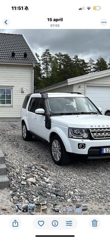 Vit Begagnad 2014 Land Rover Discovery 4 HSE SUV | 199 000 kr (Bra pris) - Bild 1/4