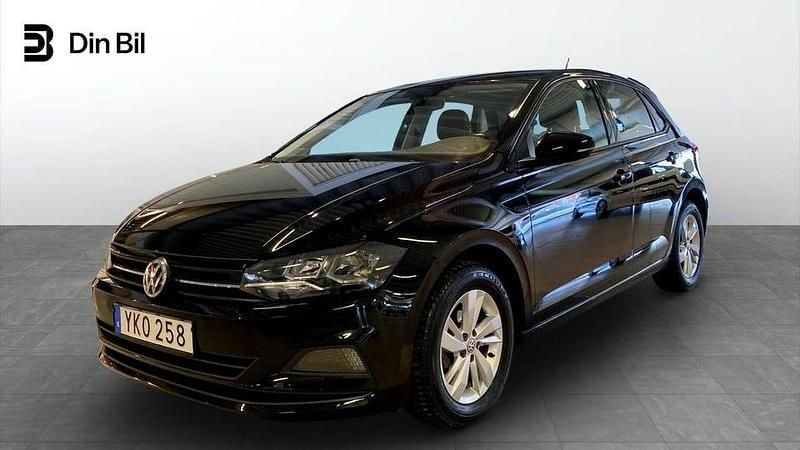 Begagnad VW Polo Comfortline 95 HK (69 kW) 2018 Svart Halvkombi