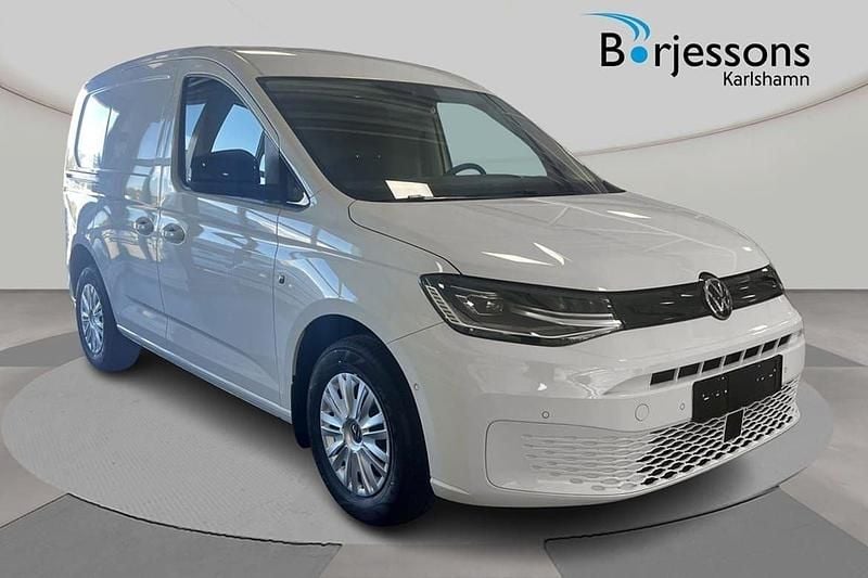 Vit Ny 2025 VW Caddy Minibuss | 329 000 kr (Marknadspris) - Bild 1/4