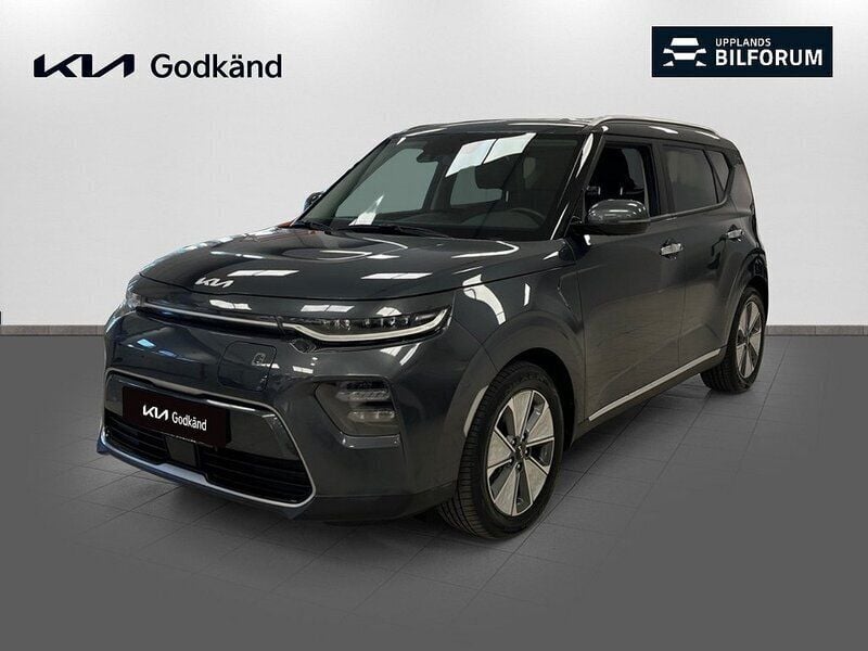 Grå Begagnad 2022 Kia Soul EV Advance SUV | 249 000 kr (Bra pris) - Bild 1/4