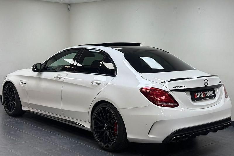 Begagnad Mercedes C63S AMG AMG 510 HK (375 kW) 2015 Vit Sedan