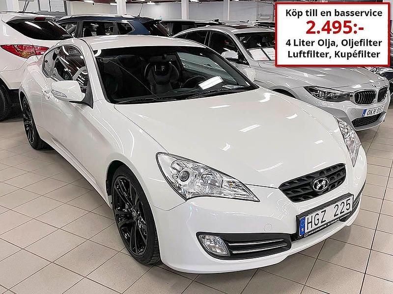 Vit Begagnad 2010 Hyundai Genesis Sportkupé | 159 000 kr - Bild 1/4