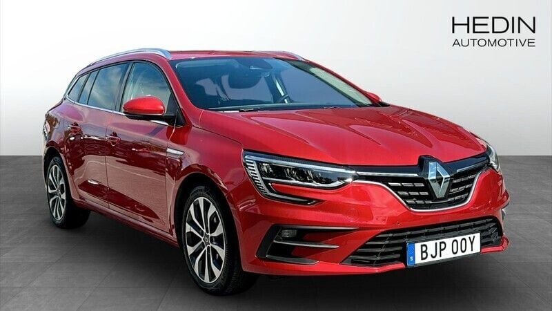 Röd (red) Begagnad 2023 Renault Mégane GrandTour Techno Kombi | 209 800 kr (Bra pris) - Bild 1/4