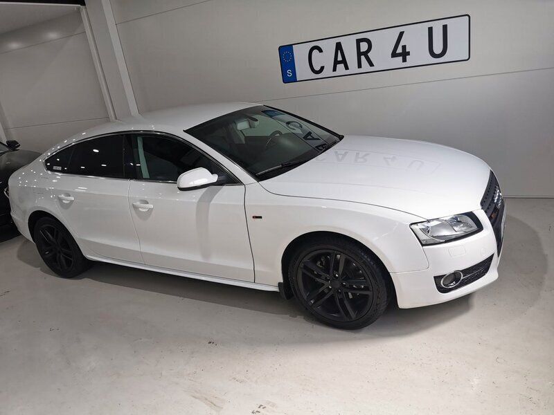 Vit Begagnad 2010 Audi A5 Sportback Halvkombi | 119 900 kr (Lite dyr) - Bild 1/3