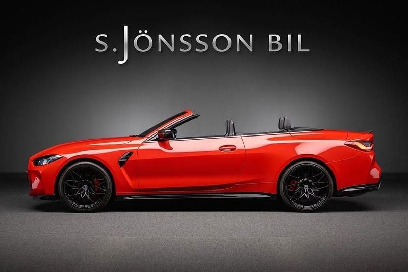 Begagnad BMW M4 Cabriolet Competition Edition 510 HK (375 kW) 2022 Röd Cab