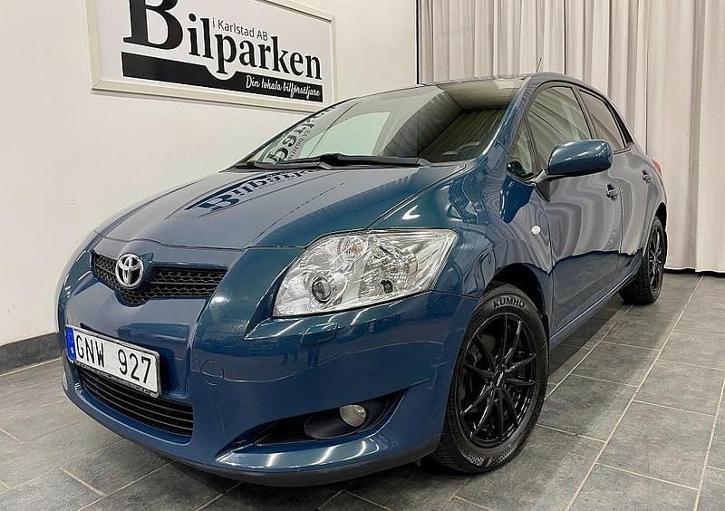 Blå Begagnad 2008 Toyota Auris Halvkombi | 59 900 kr (Marknadspris) - Bild 1/3