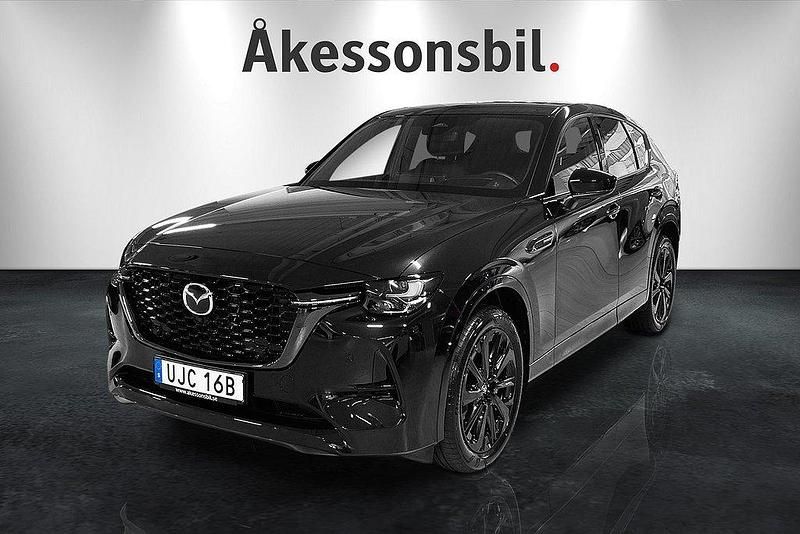 Jet black metallic Ny 2025 Mazda CX-60 Homura-Line SUV | 634 900 kr (Lite dyr) - Bild 1/4
