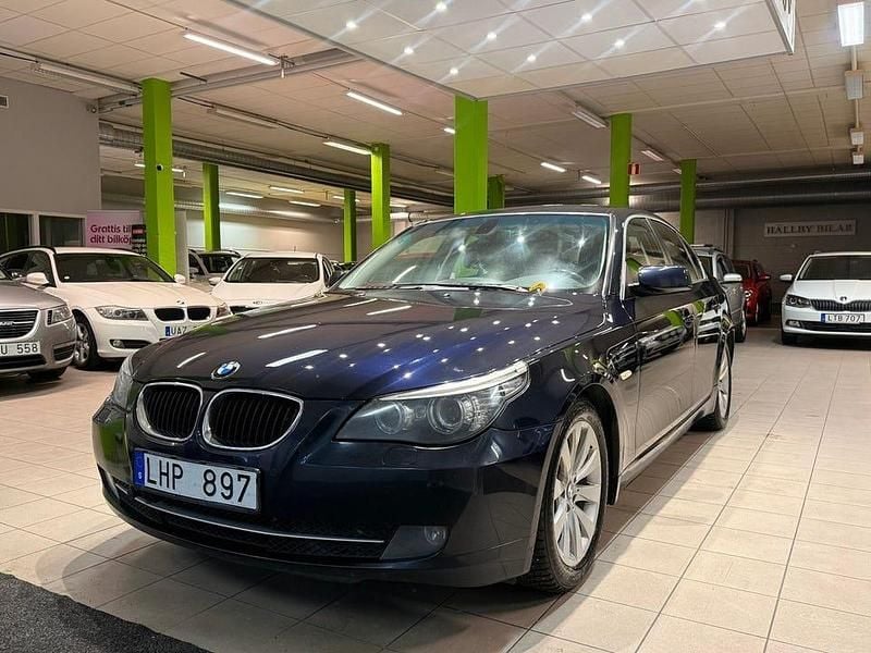 Begagnad BMW 520 170 HK (125 kW) 2008 Blå Sedan