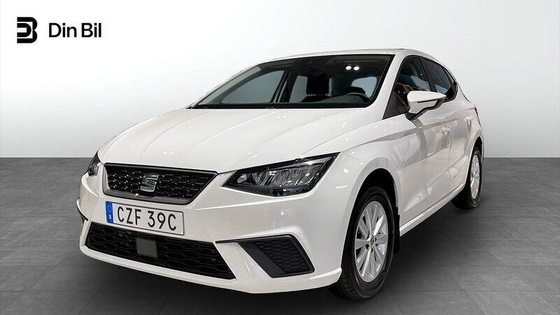 Vit (candy white) Begagnad 2024 Seat Ibiza Style Halvkombi | 194 900 kr (Marknadspris) - Bild 1/4