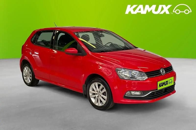 Röd Begagnad 2015 VW Polo Halvkombi | 99 700 kr (Marknadspris) - Bild 1/4