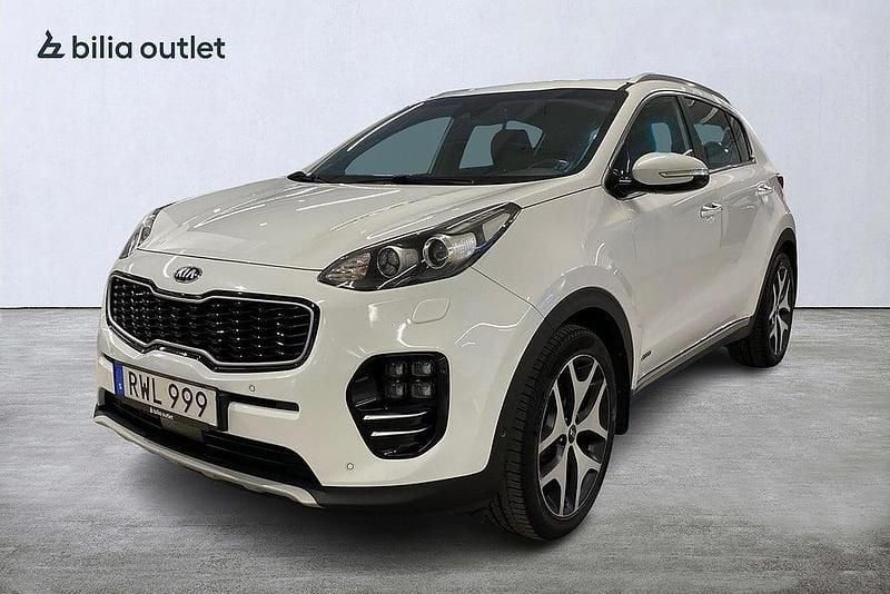 Vit Begagnad 2018 Kia Sportage GT-Line SUV | 199 000 kr (Bra pris) - Bild 1/2