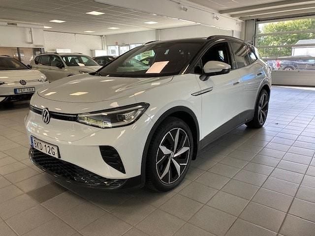 Vit Begagnad 2022 VW ID.4 GTX SUV | 369 900 kr (Marknadspris) - Bild 1/4