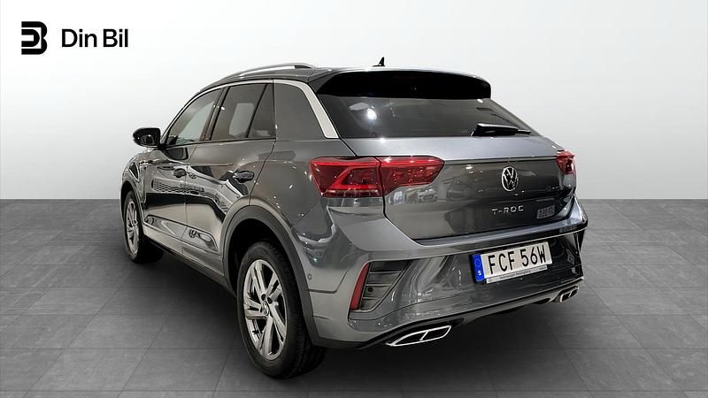 Begagnad VW T-Roc R-line 151 HK (111 kW) 2023 Indium grey metallic SUV