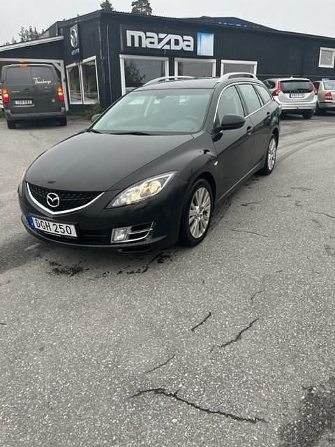 Svart Begagnad 2009 Mazda 6 Kombi | 49 900 kr - Bild 1/4